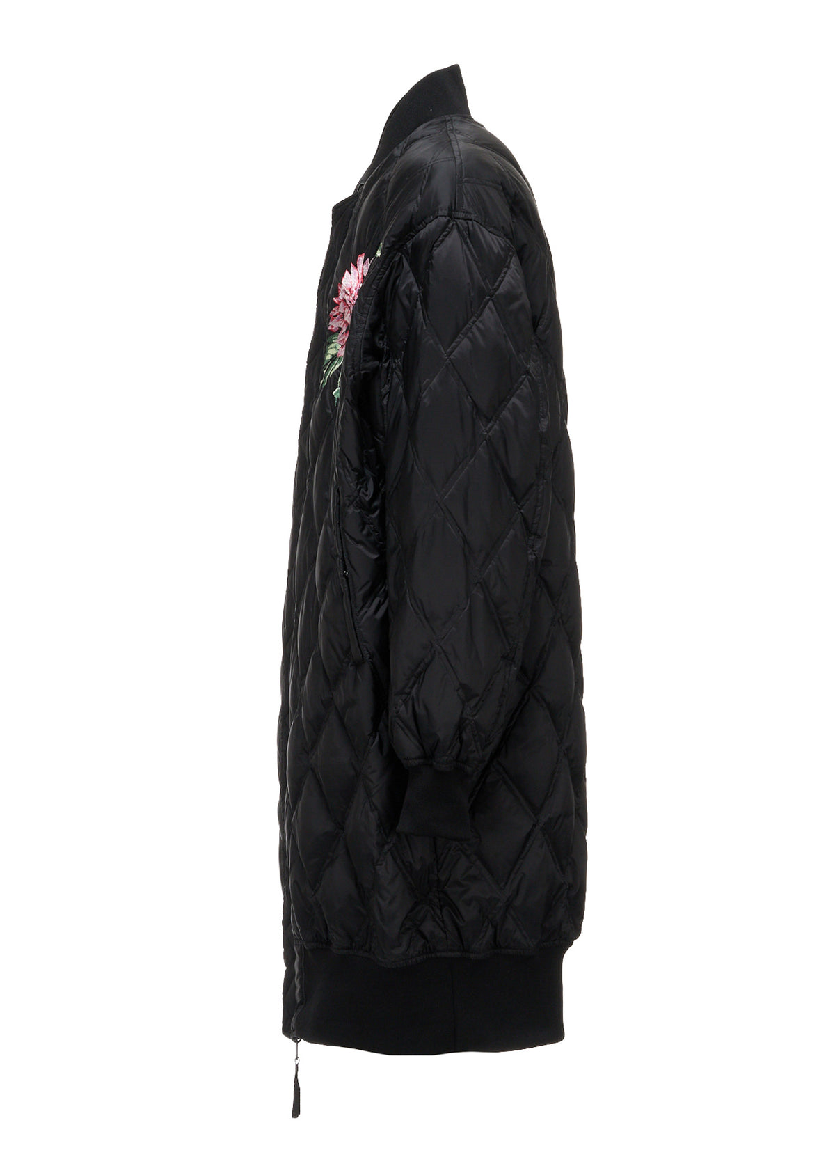 S'YTE X TAION REVERSIBLE EMBROIDERED LONG BOMBER JACKET