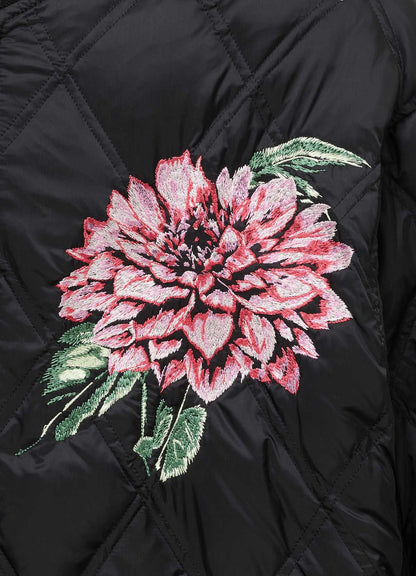 S'YTE X TAION REVERSIBLE EMBROIDERED LONG BOMBER JACKET
