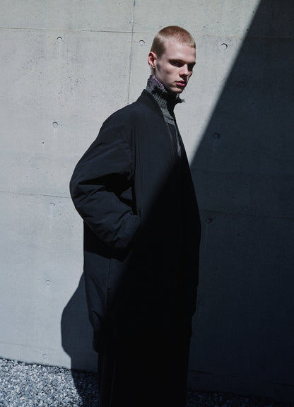 S'YTE X TAION REVERSIBLE EMBROIDERED LONG BOMBER JACKET