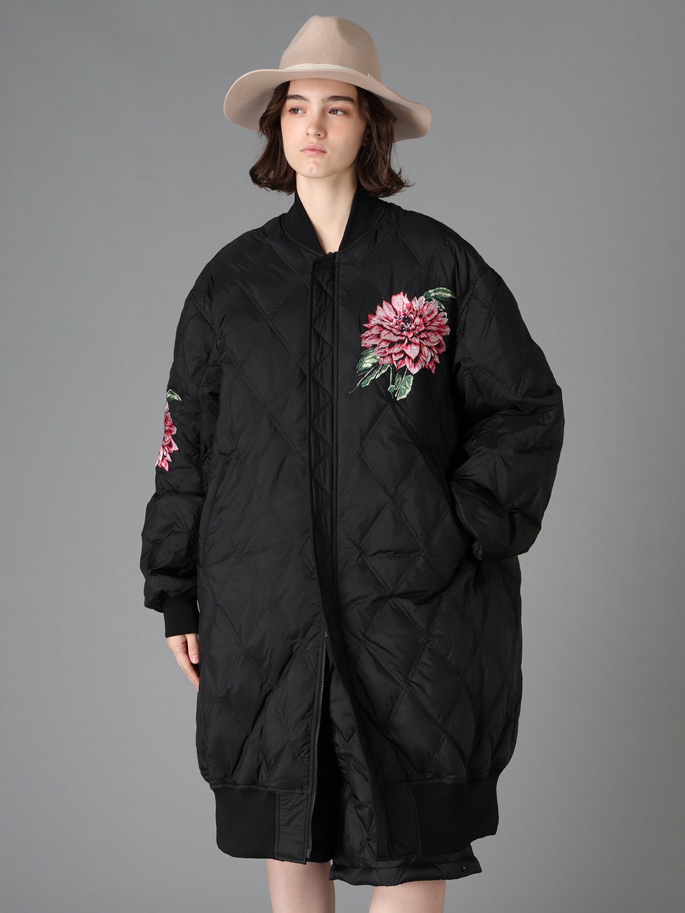 S'YTE X TAION REVERSIBLE EMBROIDERED LONG BOMBER JACKET – THE SHOP