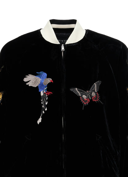 S'YTE X TAION EMBROIDERY REVERSIBLE BOMBER JACKET-S'YTE TOKYO