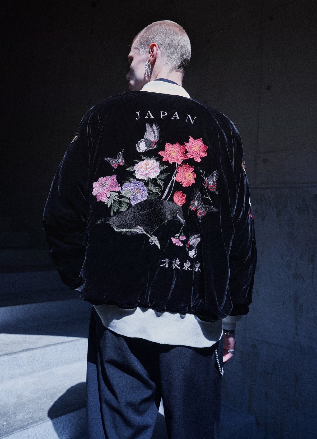 S'YTE X TAION EMBROIDERY REVERSIBLE BOMBER JACKET-S'YTE TOKYO