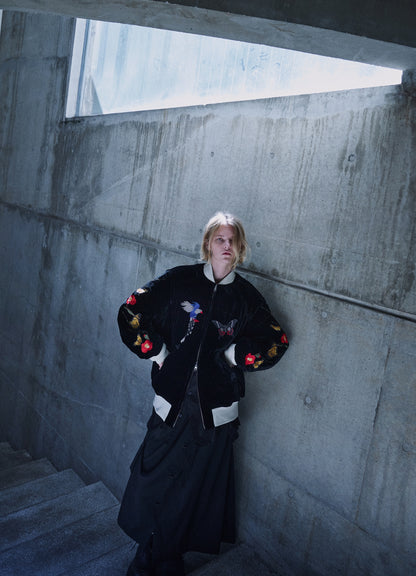 S'YTE X TAION EMBROIDERY REVERSIBLE BOMBER JACKET-S'YTE TOKYO