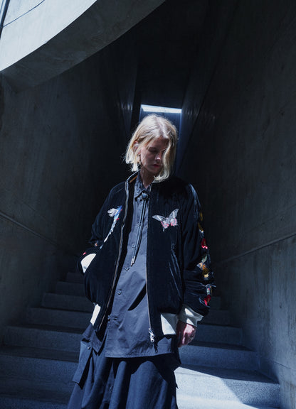 S'YTE X TAION EMBROIDERY REVERSIBLE BOMBER JACKET-S'YTE TOKYO