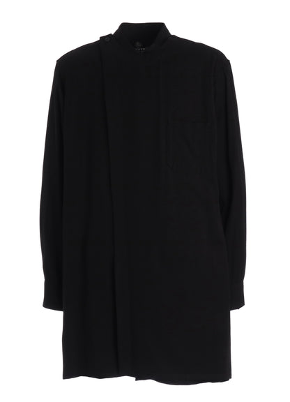 S'YTE X KAZUO KAMIMURA-LADY SNOWBLOOD PRINT LAYERED-FRONT SHIRT