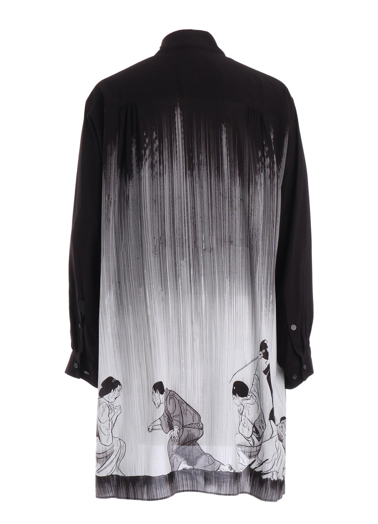 S'YTE KAZUO KAMIMURA サイトレイヤードロングシャツ S'YTE X KAZUO KAMIMURA-LADY SNOWBLOOD NARRATIVE PRINT LONG SHIRT