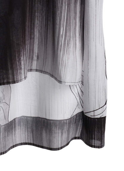 S'YTE X KAZUO KAMIMURA-LADY SNOWBLOOD NARRATIVE PRINT LONG SHIRT