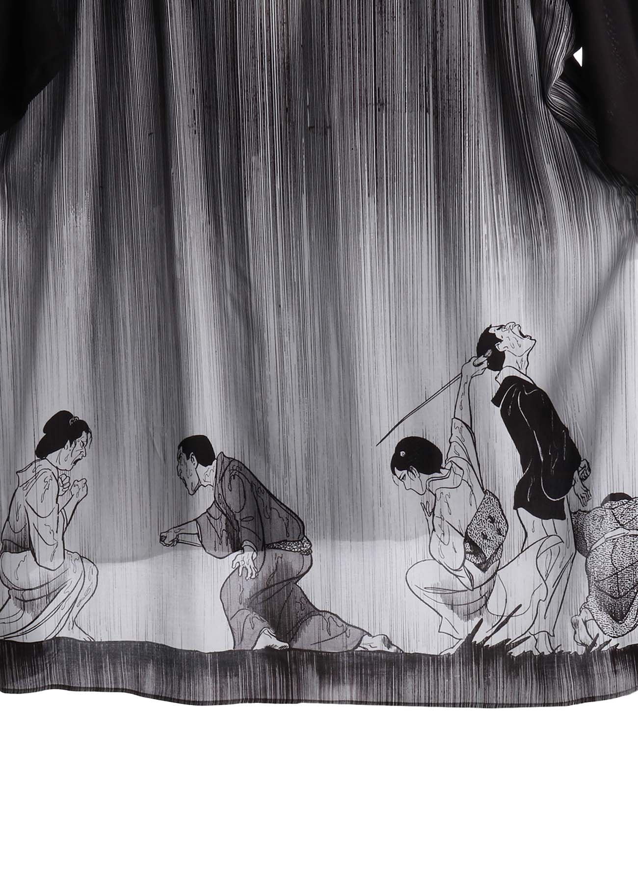 S'YTE X KAZUO KAMIMURA-LADY SNOWBLOOD NARRATIVE PRINT LONG SHIRT