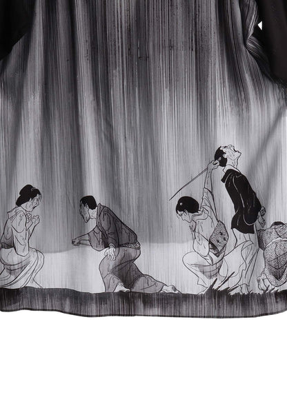 S'YTE X KAZUO KAMIMURA-LADY SNOWBLOOD NARRATIVE PRINT LONG SHIRT