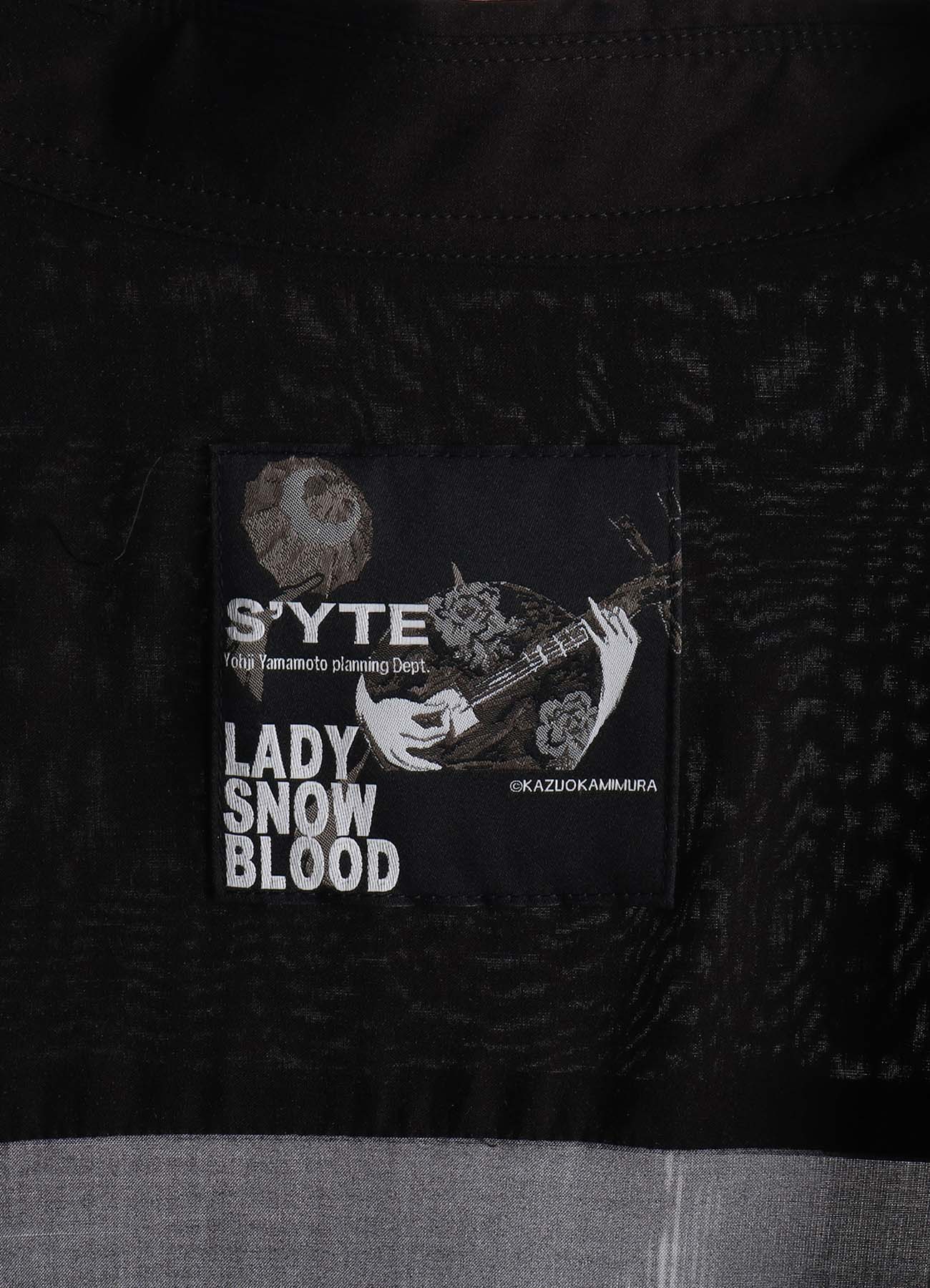 S'YTE X KAZUO KAMIMURA-LADY SNOWBLOOD NARRATIVE PRINT LONG SHIRT