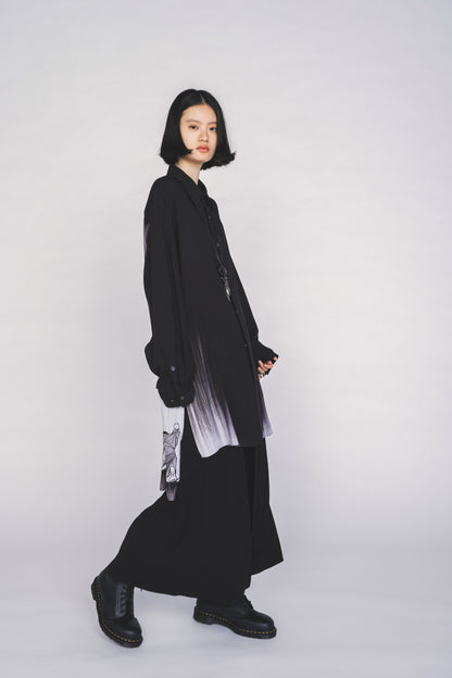 S'YTE X KAZUO KAMIMURA-LADY SNOWBLOOD NARRATIVE PRINT LONG SHIRT