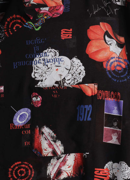 S'YTE X KAZUO KAMIMURA-ICONIC CHARACTER ALL-OVER PRINT SHORT-SLEEVE SHIRT
