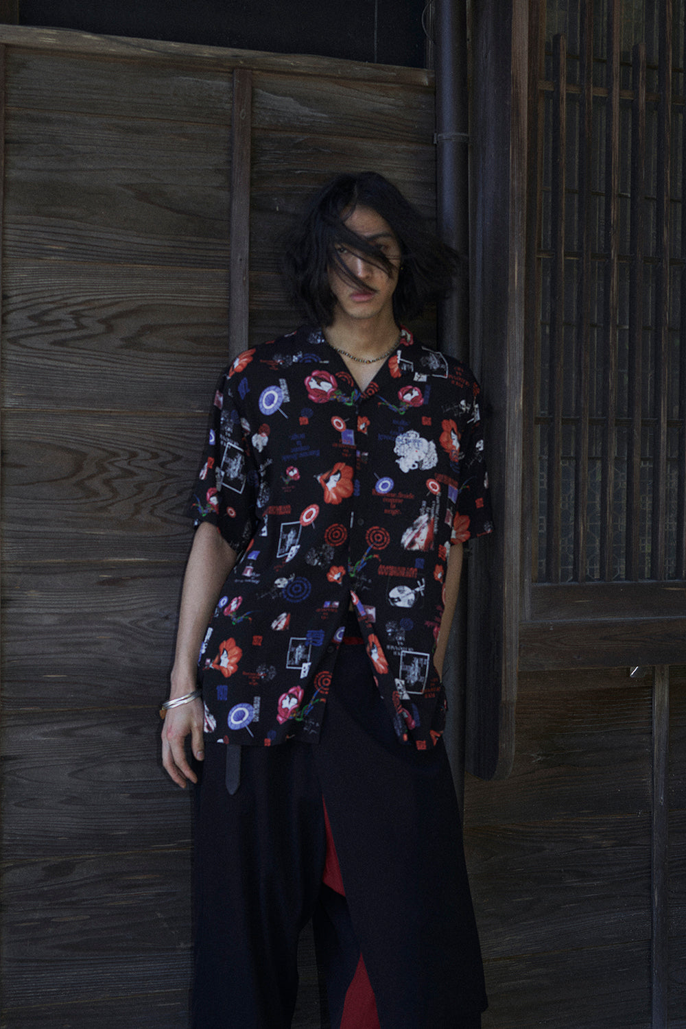 S'YTE X KAZUO KAMIMURA-ICONIC CHARACTER ALL-OVER PRINT SHORT-SLEEVE SHIRT