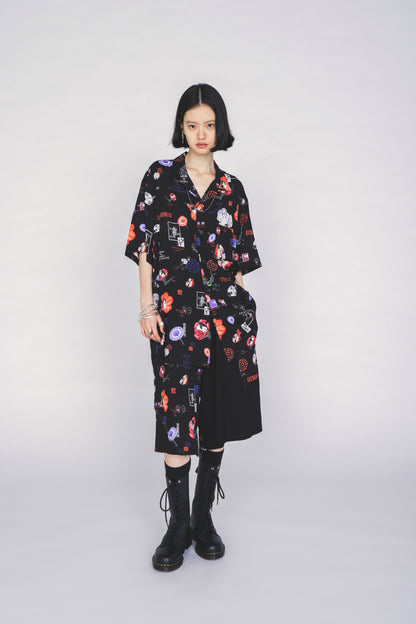 S'YTE X KAZUO KAMIMURA-ICONIC CHARACTER ALL-OVER PRINT SHORT-SLEEVE SHIRT