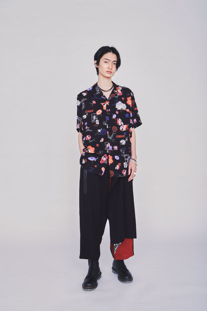 S'YTE X KAZUO KAMIMURA-ICONIC CHARACTER ALL-OVER PRINT SHORT-SLEEVE SHIRT