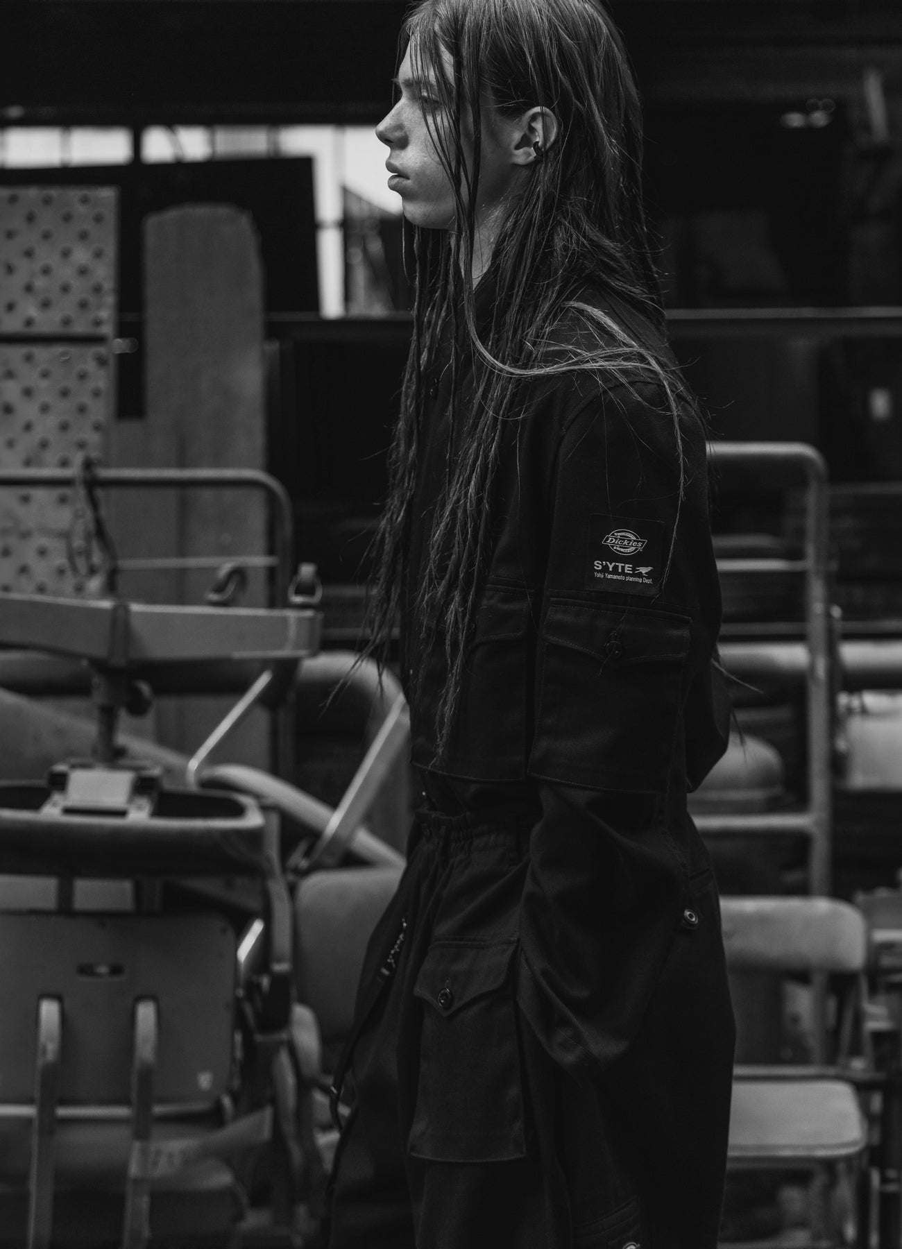 ジャケット・アウター S'YTE YOHJI YAMAMOTO PJANNING DEPT 3 S'YTE × DICKIES-WORK-DETAIL JACKET WITH THREE FLAP POCKETS – THE