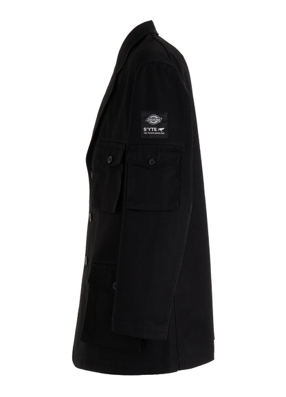 S'YTE × DICKIES-WORK-DETAIL JACKET WITH THREE FLAP POCKETS