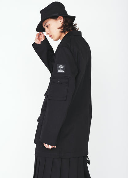 S'YTE × DICKIES-WORK-DETAIL JACKET WITH THREE FLAP POCKETS