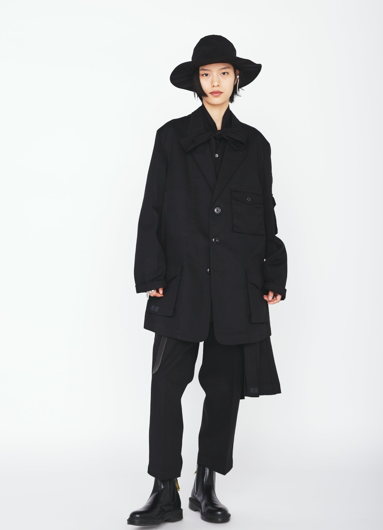 S'YTE × DICKIES-WORK-DETAIL JACKET WITH THREE FLAP POCKETS