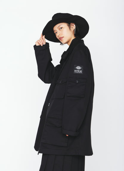S'YTE × DICKIES-WORK-DETAIL JACKET WITH THREE FLAP POCKETS