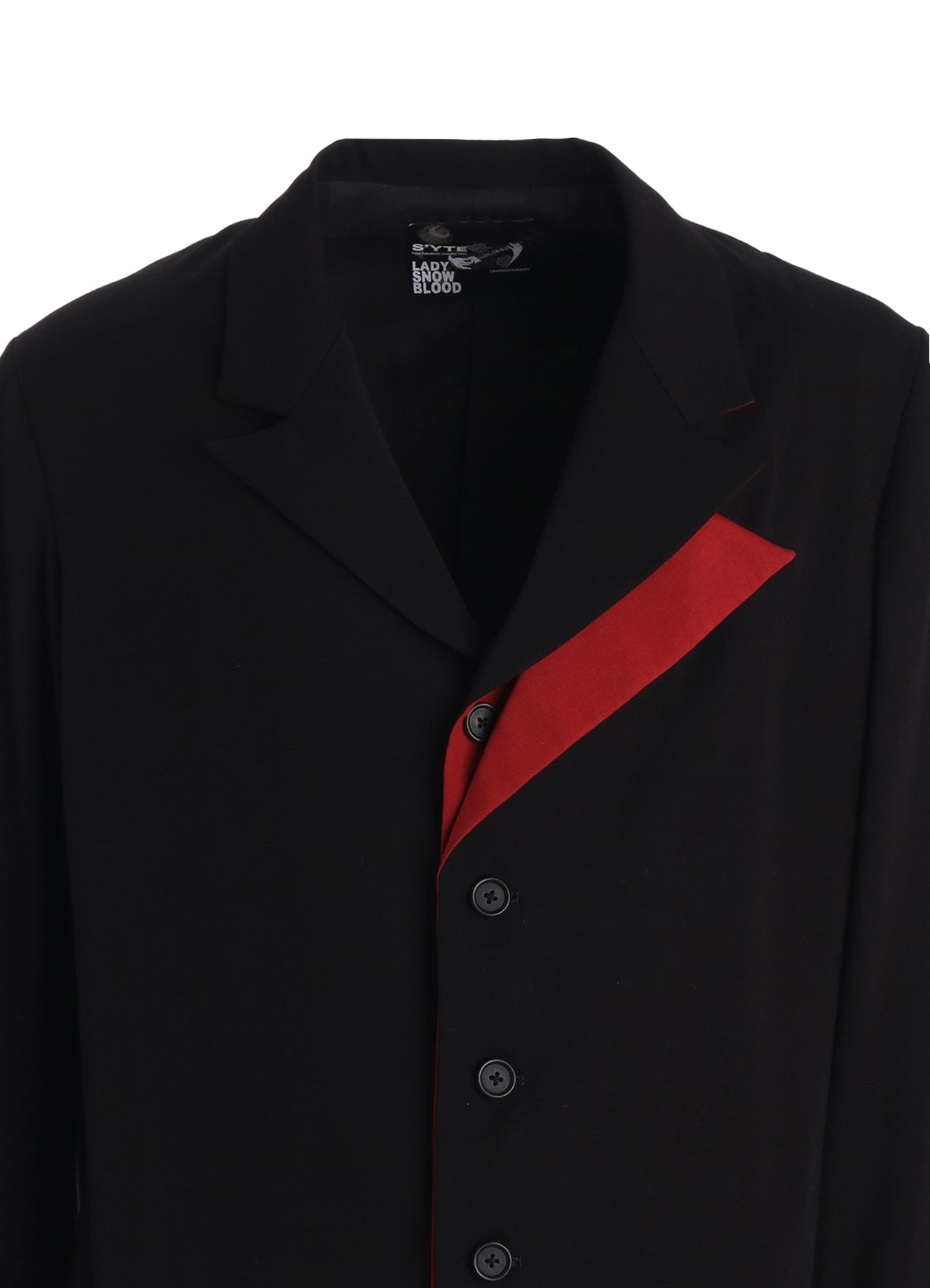 S'YTE X KAZUO KAMIMURA-LADY SNOWBLOOD PRINT DOUBLE-LAYER JACKET