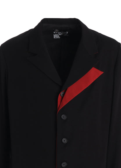 S'YTE X KAZUO KAMIMURA-LADY SNOWBLOOD PRINT DOUBLE-LAYER JACKET