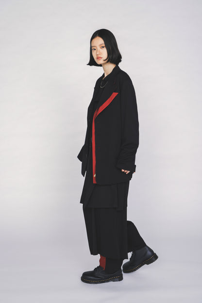 S'YTE X KAZUO KAMIMURA-LADY SNOWBLOOD PRINT DOUBLE-LAYER JACKET