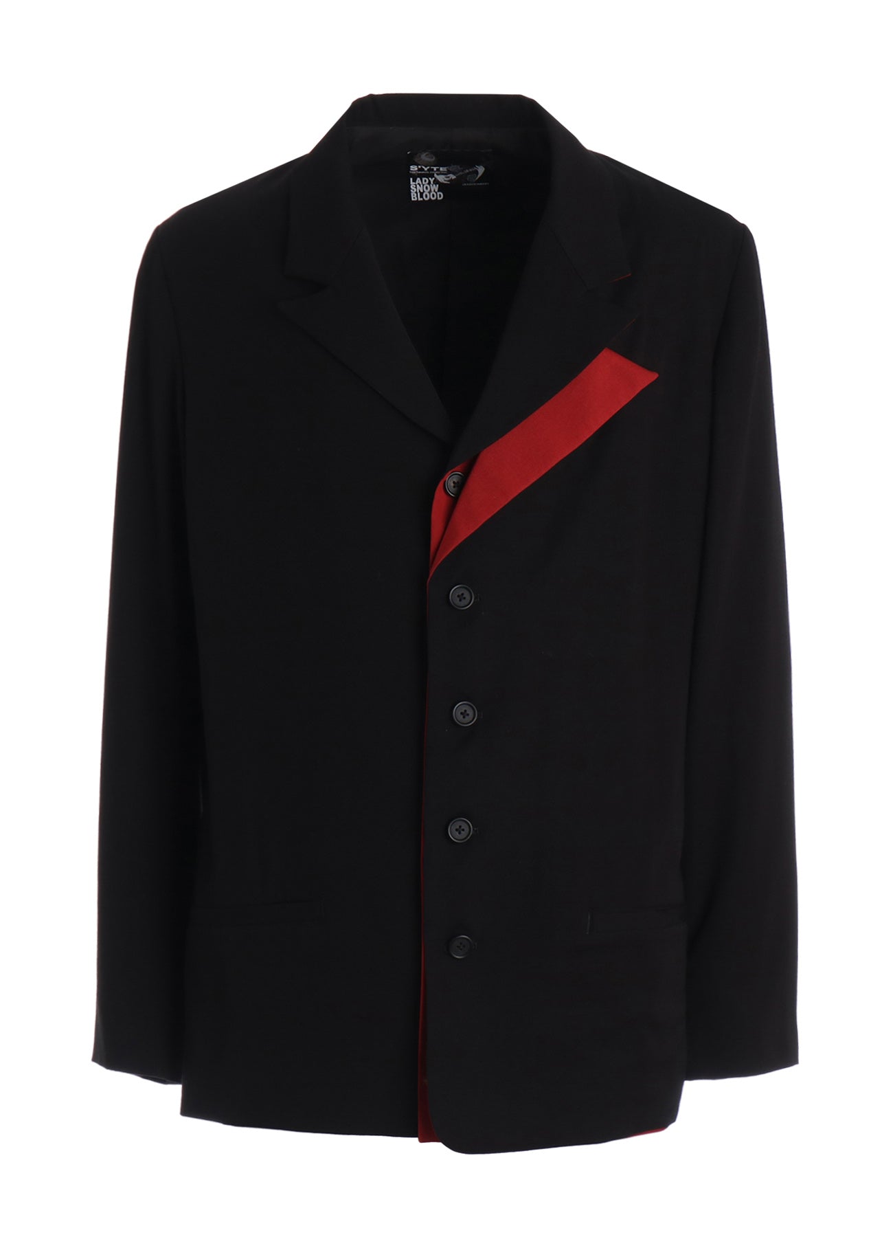 S'YTE X KAZUO KAMIMURA-LADY SNOWBLOOD PRINT DOUBLE-LAYER JACKET