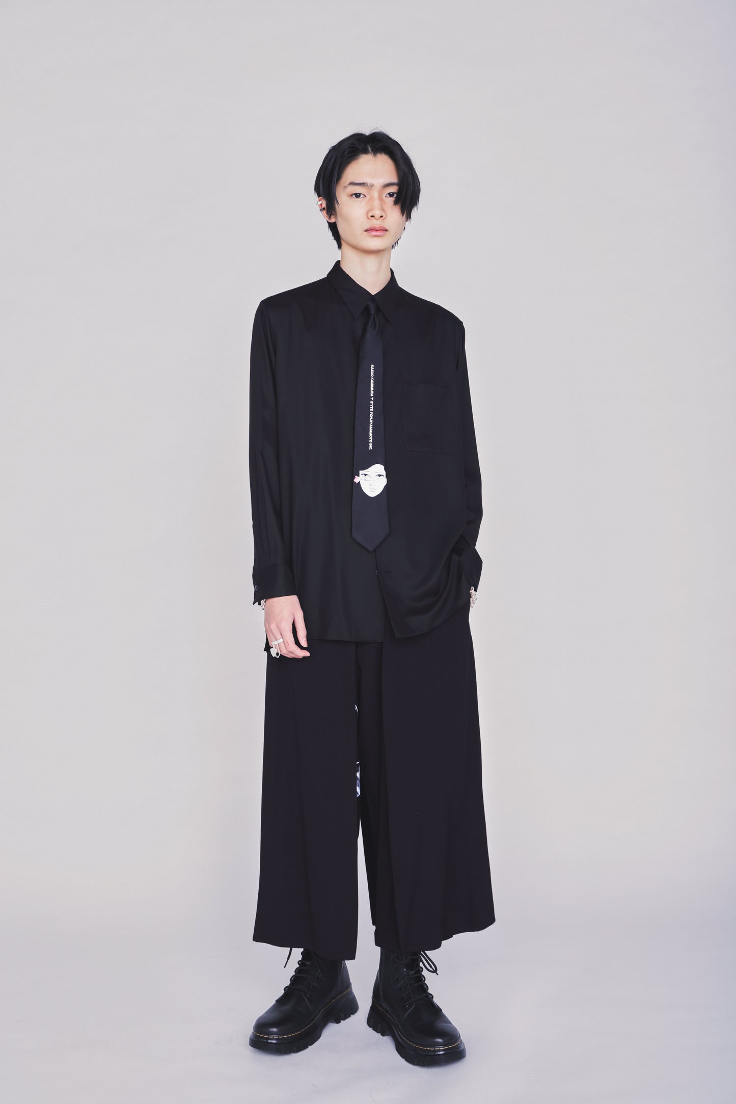 S'YTE X KAZUO KAMIMURA-DOUSEI JIDAI PRINT NECKTIE