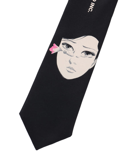 S'YTE X KAZUO KAMIMURA-DOUSEI JIDAI PRINT NECKTIE
