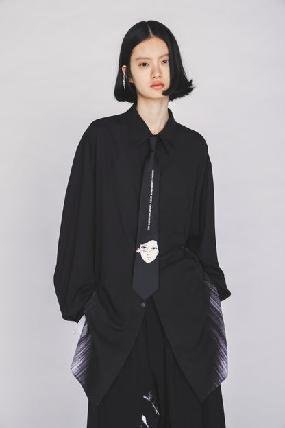 S'YTE X KAZUO KAMIMURA-DOUSEI JIDAI PRINT NECKTIE