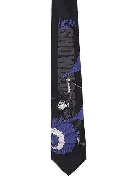 S'YTE X KAZUO KAMIMURA-LADY SNOWBLOOD PRINT NECKTIE