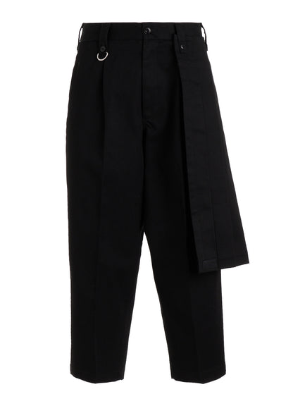 S'YTE × DICKIES-STRAIGHT PANTS WITH A REMOVABLE WRAP PANEL