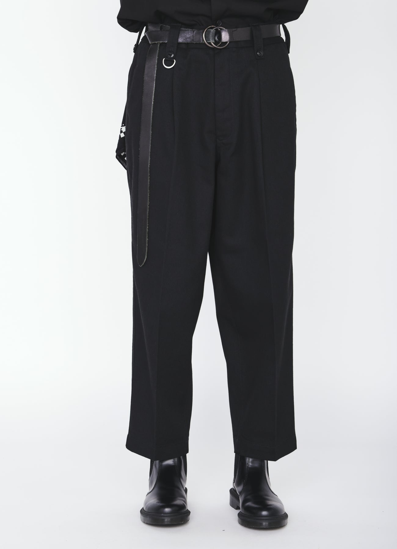 S'YTE × DICKIES-STRAIGHT PANTS WITH A REMOVABLE WRAP PANEL – THE
