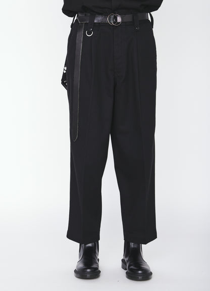 S'YTE × DICKIES-STRAIGHT PANTS WITH A REMOVABLE WRAP PANEL