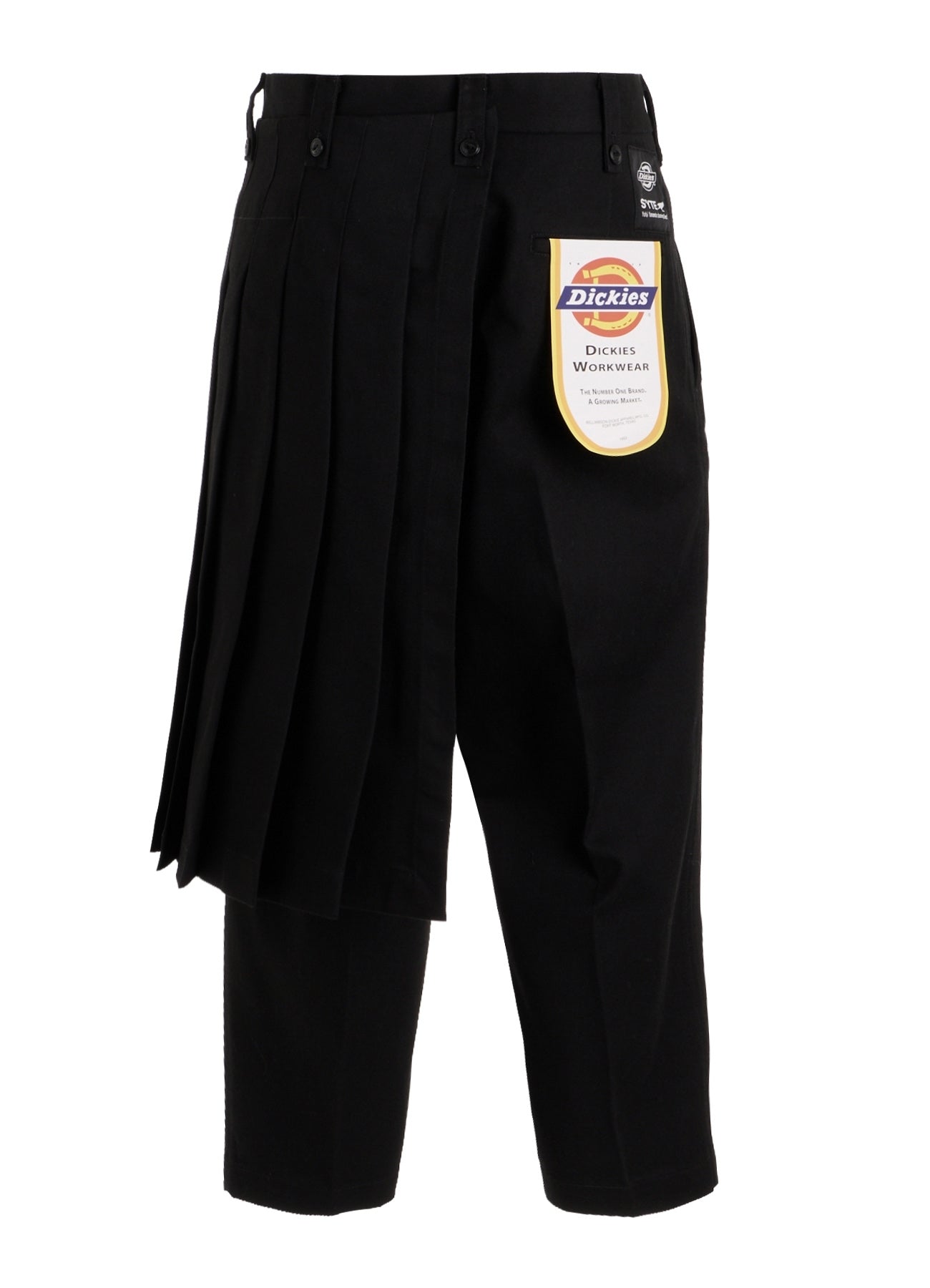S'YTE × DICKIES-STRAIGHT PANTS WITH A REMOVABLE WRAP PANEL – THE