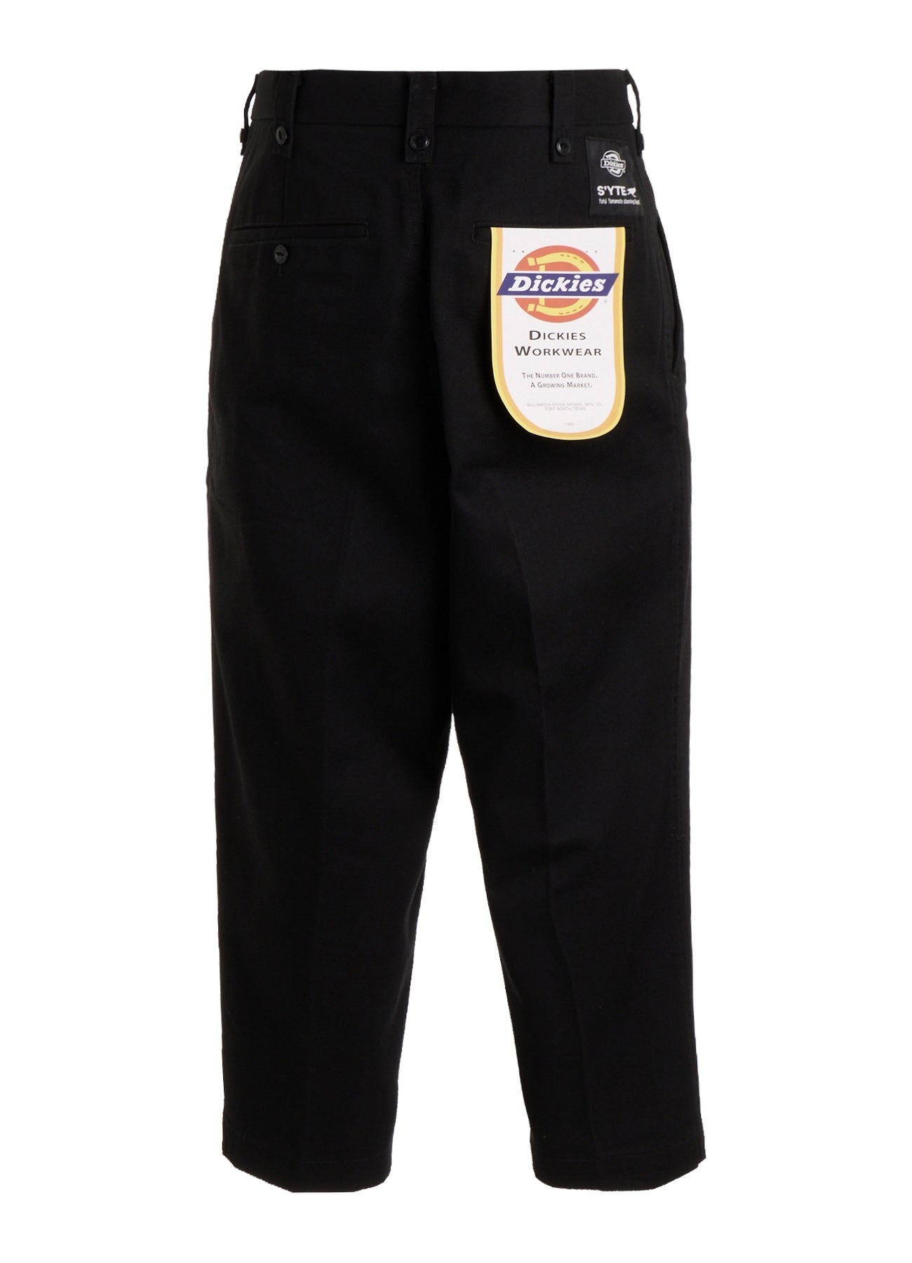 S'YTE × DICKIES-STRAIGHT PANTS WITH A REMOVABLE WRAP PANEL – THE