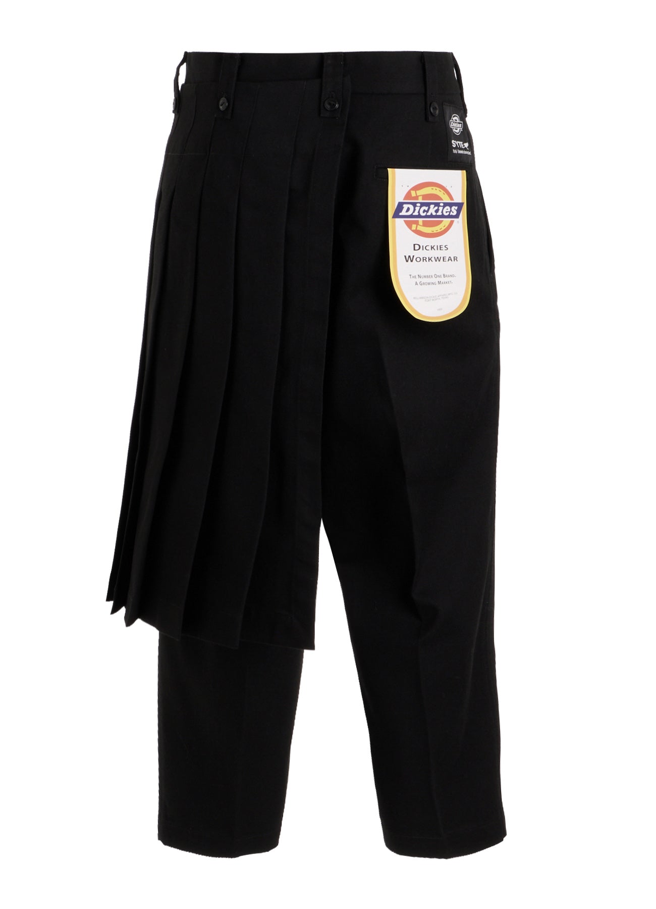 S'YTE × DICKIES-STRAIGHT PANTS WITH A REMOVABLE WRAP PANEL