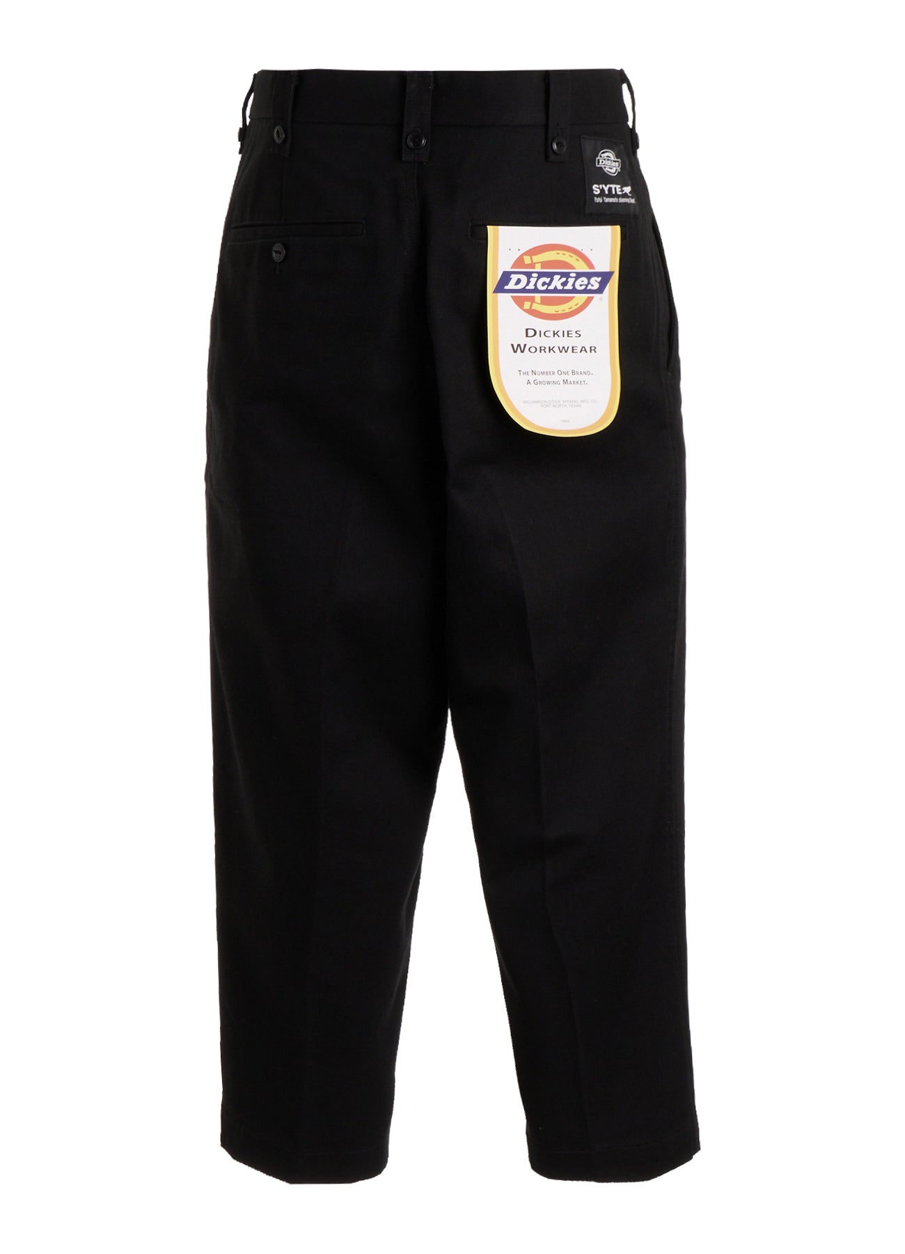 S'YTE × DICKIES-STRAIGHT PANTS WITH A REMOVABLE WRAP PANEL