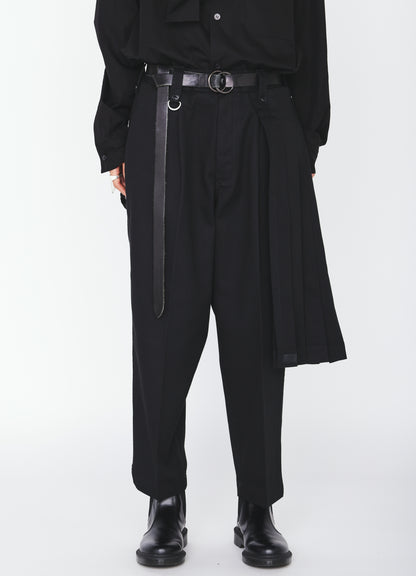 S'YTE × DICKIES-STRAIGHT PANTS WITH A REMOVABLE WRAP PANEL