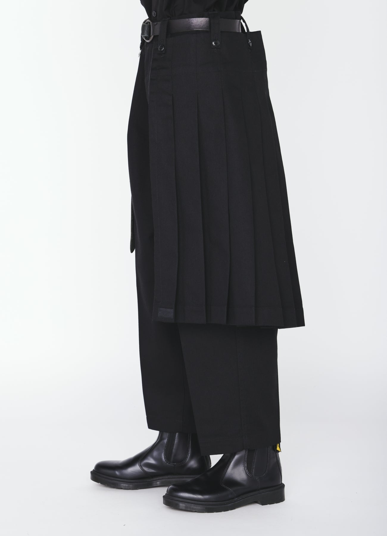 S'YTE × DICKIES-STRAIGHT PANTS WITH A REMOVABLE WRAP PANEL