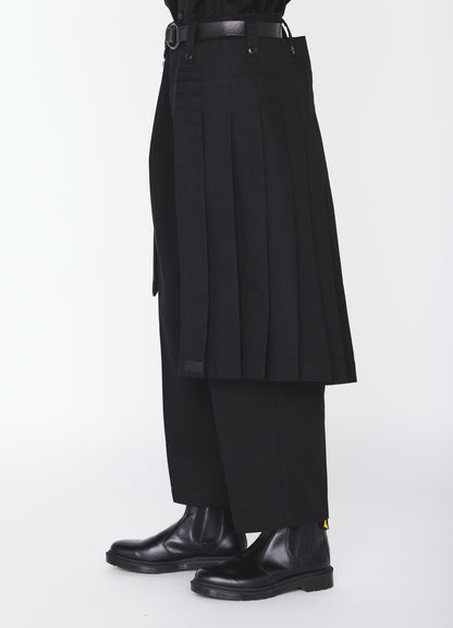 S'YTE × DICKIES-STRAIGHT PANTS WITH A REMOVABLE WRAP PANEL