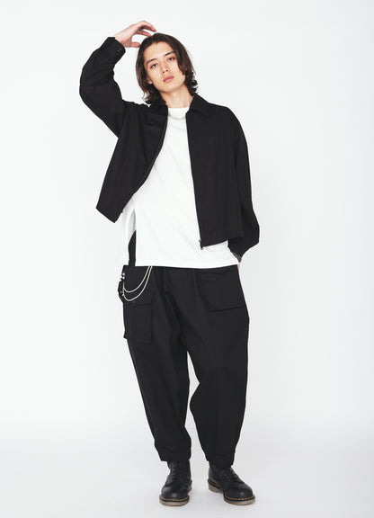 S'YTE × DICKIES-ASYMMETRIC FLAP-POCKET TAPERED PANTS