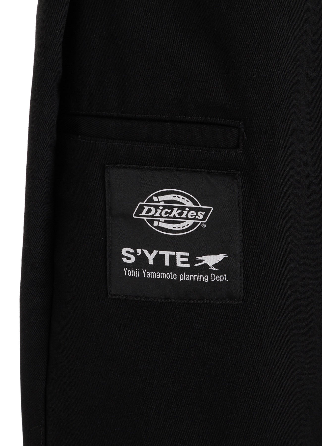 S'YTE × DICKIES-ASYMMETRIC FLAP-POCKET TAPERED PANTS