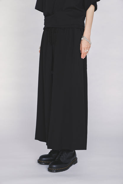 S'YTE X KAZUO KAMIMURA-LADY SNOWBLOOD PRINT DOUBLE-LAYER PANTS