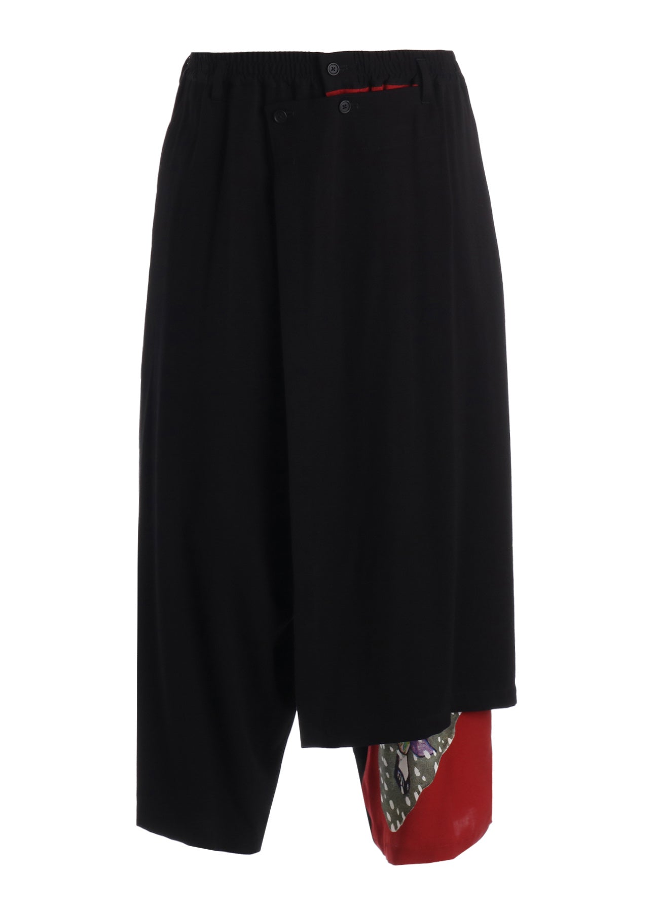 S'YTE X KAZUO KAMIMURA-LADY SNOWBLOOD PRINT WRAP PANTS