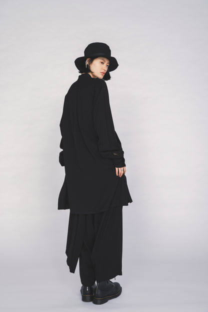 S'YTE X KAZUO KAMIMURA-LADY SNOWBLOOD PRINT WRAP PANTS