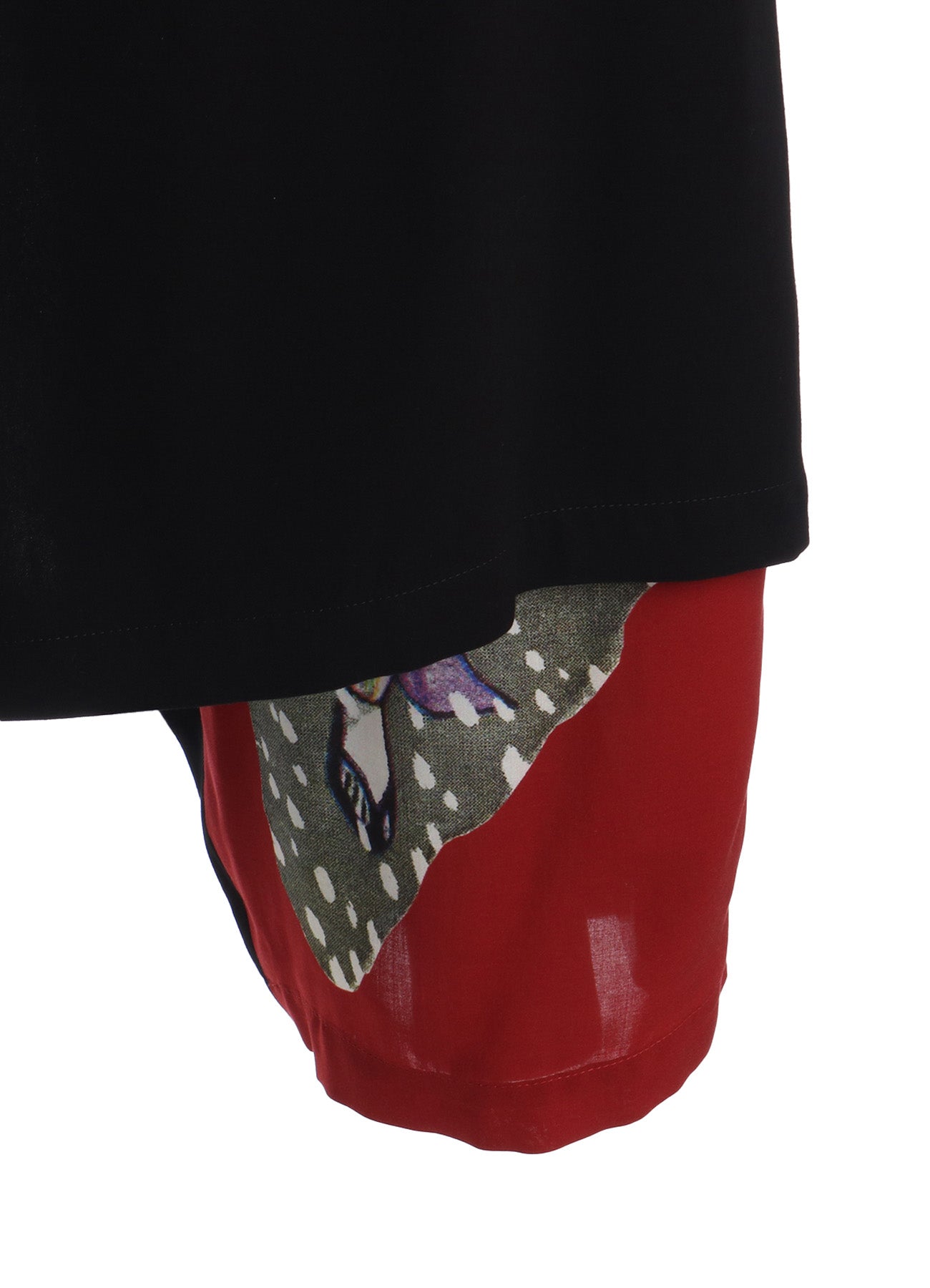 S'YTE X KAZUO KAMIMURA-LADY SNOWBLOOD PRINT WRAP PANTS