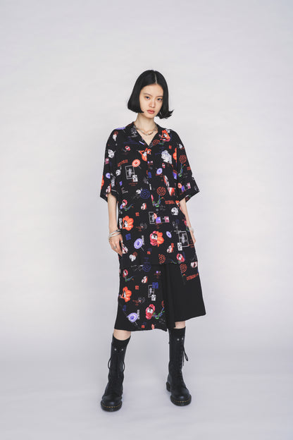 S'YTE X KAZUO KAMIMURA-ICONIC CHARACTER ALL-OVER PRINT SHORT PANTS