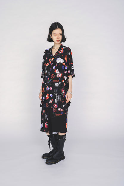 S'YTE X KAZUO KAMIMURA-ICONIC CHARACTER ALL-OVER PRINT SHORT PANTS